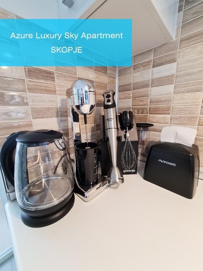 Azure Luxury Sky Apartment Skopje Eksteriør billede